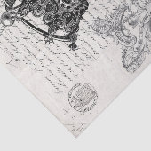 Ephemera-Collage Seidenpapier (Ausschnitt)