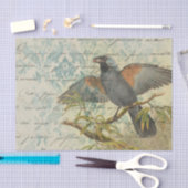 Ephemera Damask Bird Seidenpapier (Handwerk)