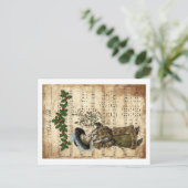 Ephemera Deck der Hall Weihnachtskritik Postkarte (Stehend Vorderseite)