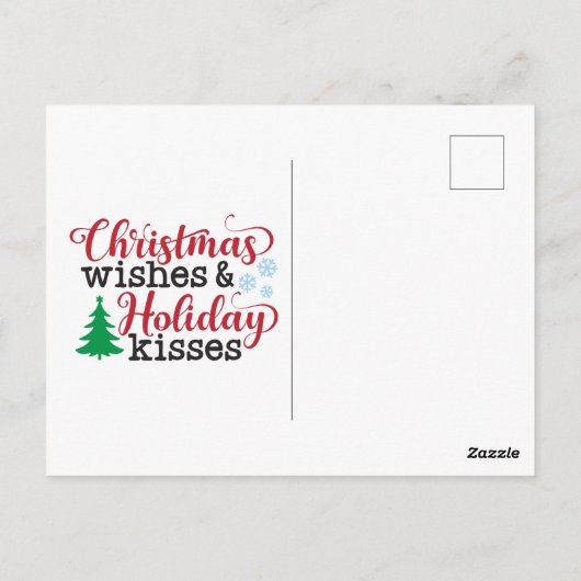 Ephemera Deck der Hall Weihnachtskritik Postkarte (Rückseite)