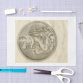 Ephemera Decoupage Harp Player Seidenpapier (Handwerk)