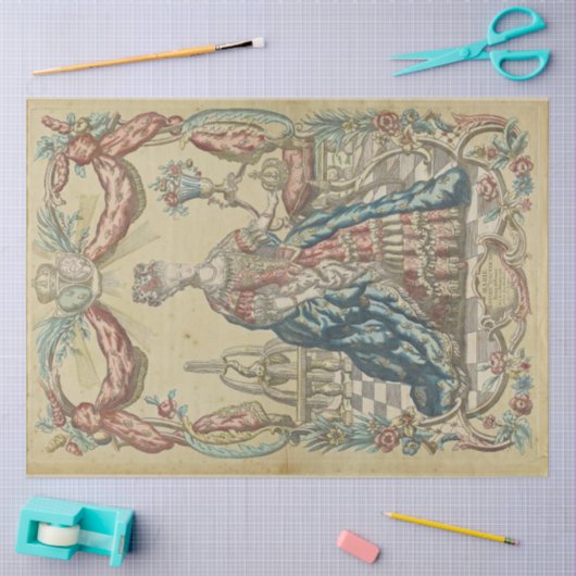 Ephemera Decoupage Marie-Antoinette Queen Frankrei Seidenpapier (Basteln)
