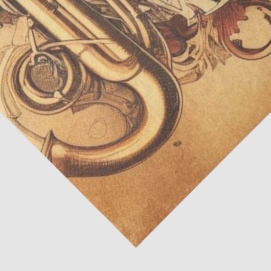 Ephemera Decoupage Möbel Scrapbooking Musik Seidenpapier (Ausschnitt)