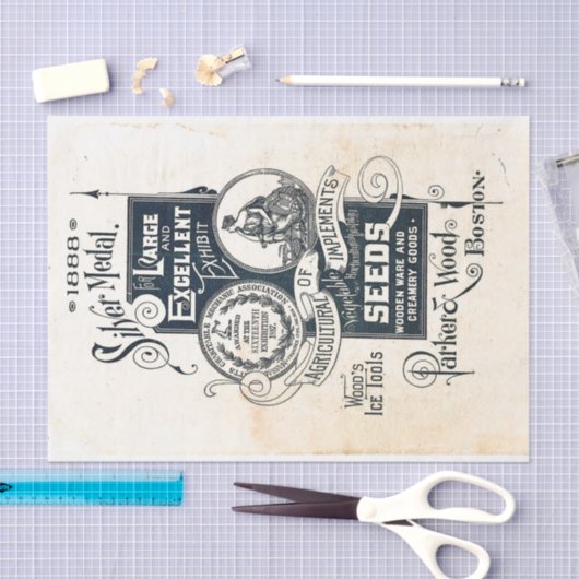 Ephemera Decoupage Seidenpapier (Handwerk)