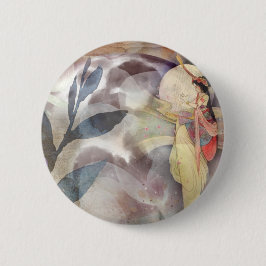 Ephemera Decoupage Vintag Fairy antique Button