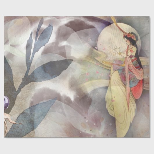 Ephemera Decoupage Vintag Fairy Geschenkpapier (Flach)