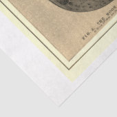 Ephemera Decoupage Vintage Eclipse of the Moon Seidenpapier (Ausschnitt)