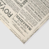 Ephemera-Dekupierpapier Seidenpapier (Detail)