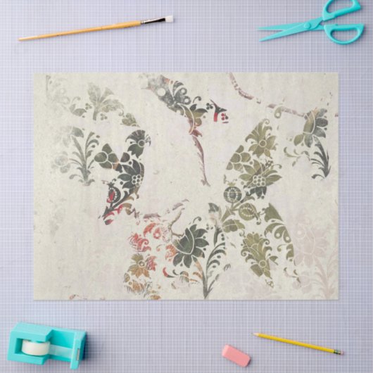 Ephemera Distressed Paper Series Design 14 Seidenpapier (Basteln)