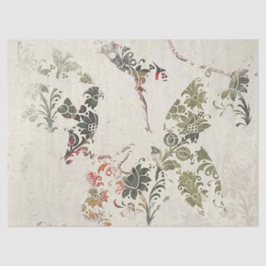 Ephemera Distressed Paper Series Design 14 Seidenpapier (Vorderseite)