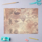 Ephemera Distressed Paper Series Design 15 Seidenpapier (Basteln)