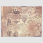 Ephemera Distressed Paper Series Design 15 Seidenpapier (Vorderseite)