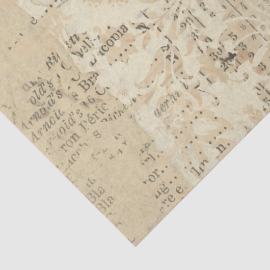 Ephemera Distressed Paper Series Design 17 Seidenpapier (Detail)