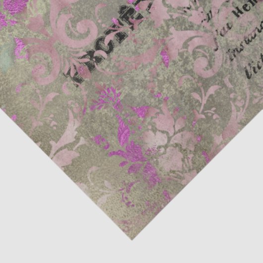 Ephemera Distressed Paper Series Design 1 Seidenpapier (Detail)