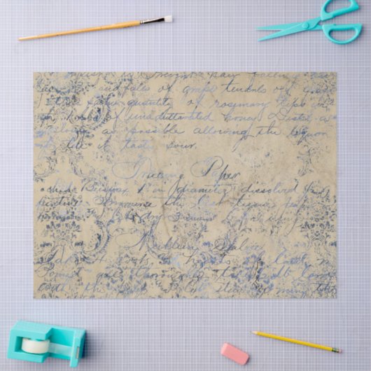 Ephemera Distressed Paper Series Design 6 Seidenpapier (Basteln)