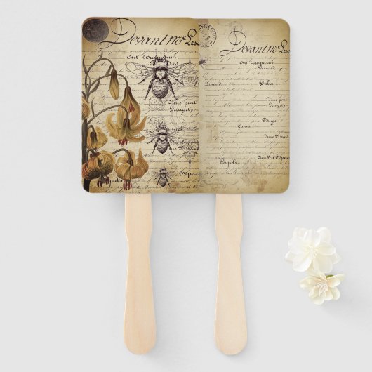 Ephemera Fan Fächer (Vorne und Hinten)