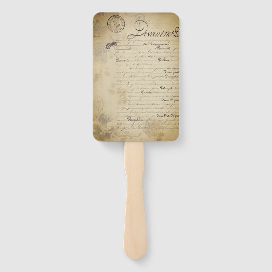 Ephemera Fan Fächer (Rückseite)