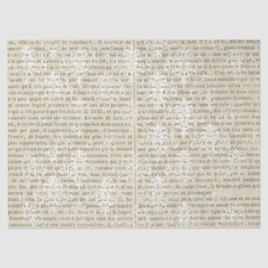 Ephemera French Paper Series Design 15 Seidenpapier (Vorderseite)