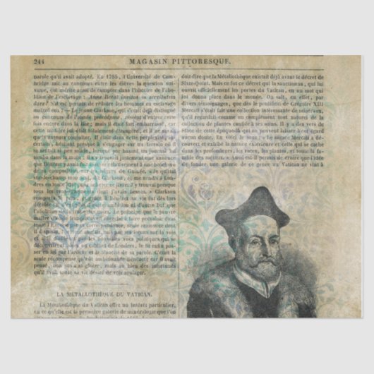 Ephemera French Paper Series Design 18 Seidenpapier (Vorderseite)