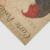 Ephemera French Postcard Ganga Cockatoo Decoupage Seidenpapier (Ausschnitt)