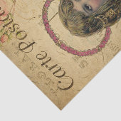 Ephemera French Postcard Little Angle Decoupage Seidenpapier (Ausschnitt)