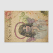Ephemera French Postcard Little Angle Decoupage Seidenpapier (Vorderseite)