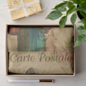 Ephemera French Postcard Sinti und Roma - Frauende Seidenpapier (Geschenk)