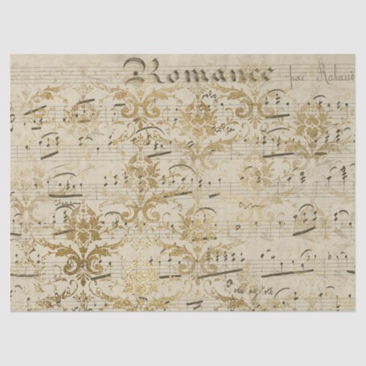 Ephemera Gold Paper Series Design 10 Seidenpapier (Vorderseite)