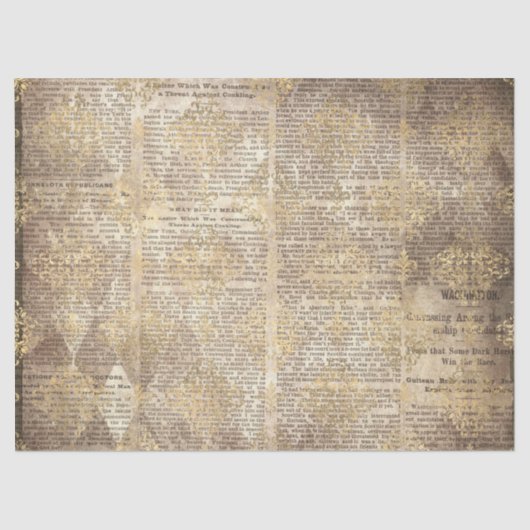 Ephemera Gold Paper Series Design 20 Seidenpapier (Vorderseite)