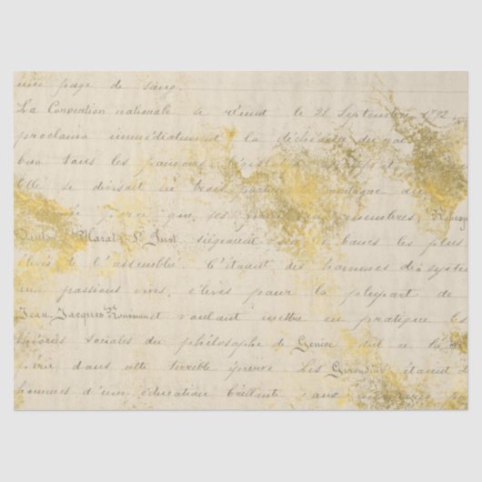 Ephemera Gold Paper Series Design 2 Seidenpapier (Vorderseite)