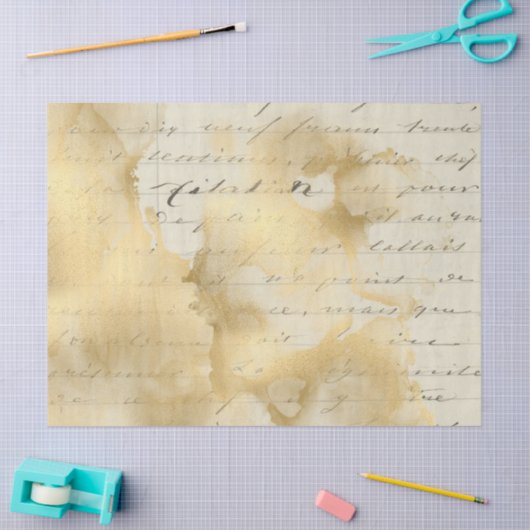 Ephemera Gold Paper Series Design 3 Seidenpapier (Basteln)