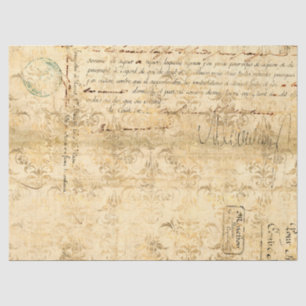 Ephemera Gold Paper Series Design 7 Seidenpapier