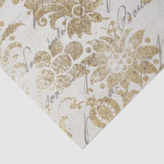 Ephemera Gold Paper Series Design 8 Seidenpapier (Detail)