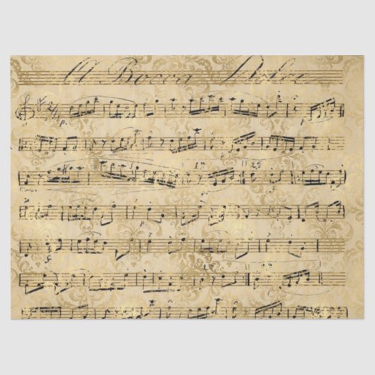 Ephemera Gold Paper Series Design 9 Seidenpapier (Vorderseite)