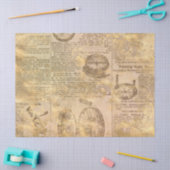 Ephemera Gold Papier Serie Design 16 (Basteln)