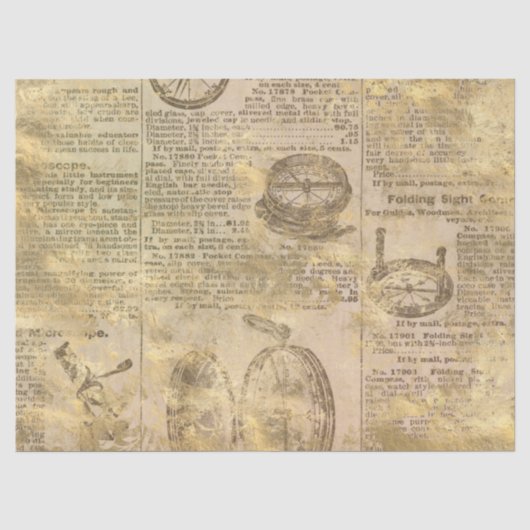 Ephemera Gold Papier Serie Design 16 (Vorderseite)