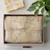 Ephemera Gold Papier Serie Design 7 (Geschenk)