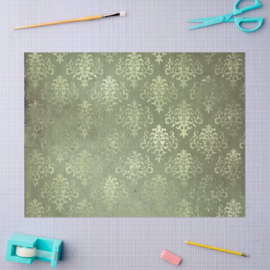 Ephemera Green Paper Series Design 20 Seidenpapier (Basteln)