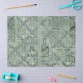 Ephemera Green Paper Series Design 4 Seidenpapier (Basteln)