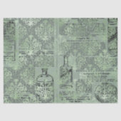 Ephemera Green Paper Series Design 4 Seidenpapier (Vorderseite)