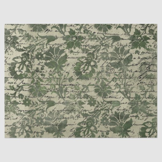 Ephemera Green Paper Series Design 6 Seidenpapier (Vorderseite)