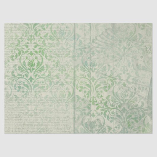Ephemera Green Paper Series Design 7 Seidenpapier (Vorderseite)