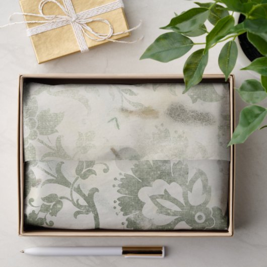 Ephemera Green Paper Series Design 8 Seidenpapier (Geschenk)