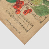 Ephemera Holly Der Herr ist Come Decoupage Seidenpapier (Ausschnitt)