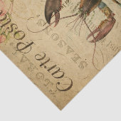 Ephemera Hummer Malerei rosa Rosen Decoupage Seidenpapier (Ausschnitt)