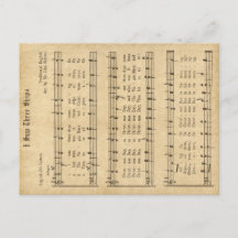 Ephemera " I Saw Three Ships" Weihnachtslied