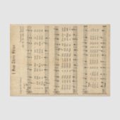 Ephemera " I Saw Three Ships" Weihnachtslied Seidenpapier (Vorderseite)