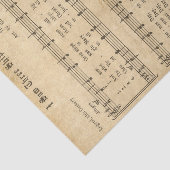 Ephemera " I Saw Three Ships" Weihnachtslied Seidenpapier (Ausschnitt)