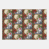 Ephemera-Inspiriert Weihnachtswrapping Paper Geschenkpapier Set (Vorderseite 2)
