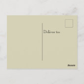 Ephemera Journal Craft Postcard Rose Postkarte (Rückseite)